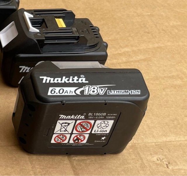 Lote baterías 18V 8Ah y 6Ah compatibles Makita