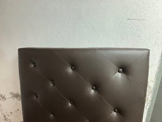 Cabecero de cama marrón chocolate