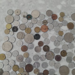 Colección de monedas antiguas