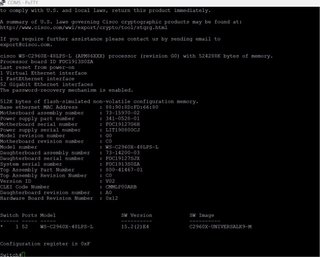 Switch Cisco 2960-X 48 Puertos Gigabit PoE