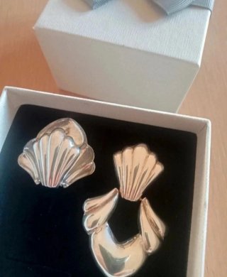 Orecchini vintage argento 925