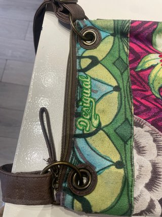 Bolso Desigual Marrón Multicolor