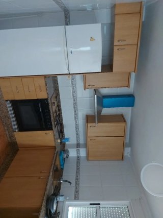 Muebles de cocina madera y mármol