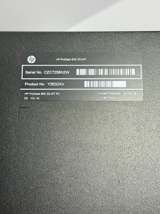 HP ProDesk 600 G3 MT i5 / 16Gb / 500Gb