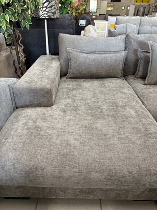 Sofá Rinconera en forma de u gris/beis