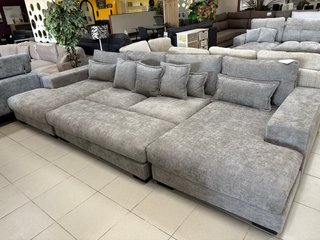 Sofá Rinconera en forma de u gris/beis