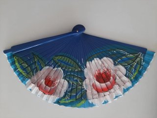 4 Abanicos Pintados a Mano