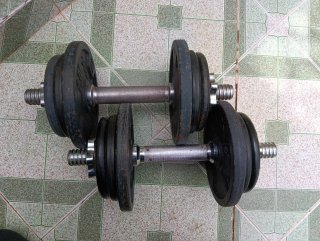 Mancuernas 11kg (2x) DOMYOS