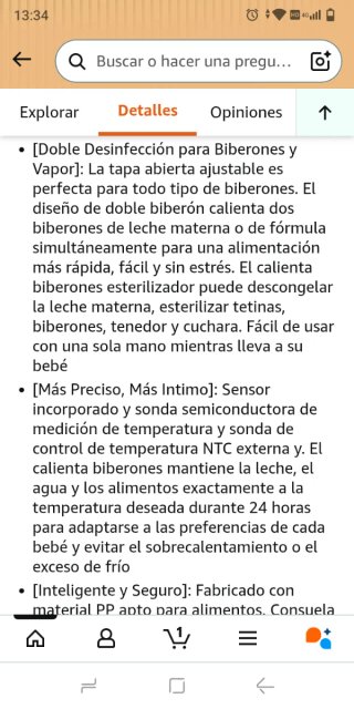 Calienta biberones y esterilizador GrowNSY