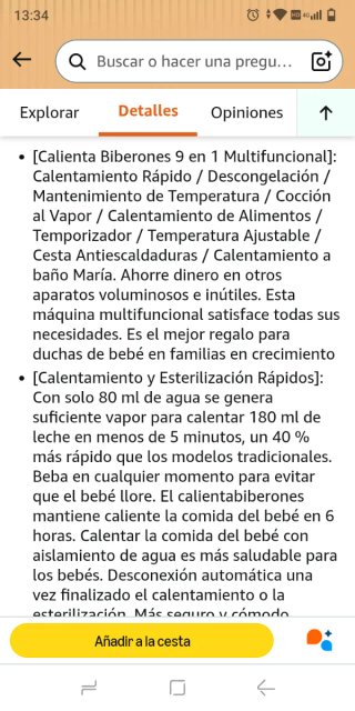 Calienta biberones y esterilizador GrowNSY