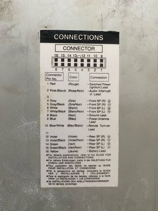 Radio CD Alpine CDM-7871R