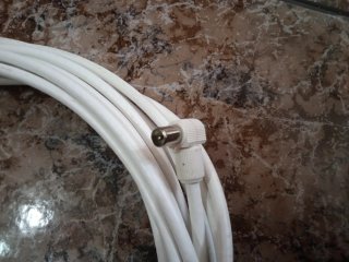 Cable de Antena Blanco
