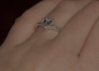 Anillo Pandora Corazón Plata