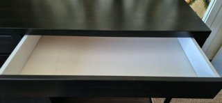 Escritorio MICKE negro-marrón 105x50 cm de Ikea