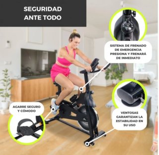 Bicicleta Spinning Negra