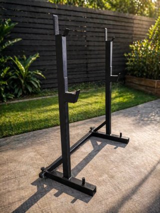 Rack de sentadillas ajustable