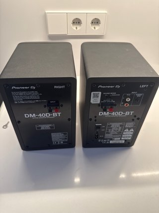 Pioneer DM-40BT Altavoces Bluetooth Negros