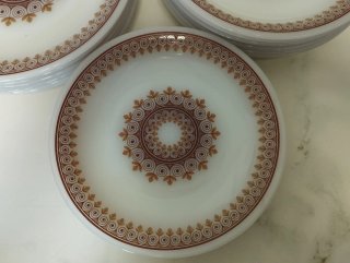 Vajilla Arcopal Cristal Diseño Floral