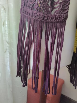 Chaleco de macramé