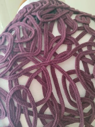 Chaleco de macramé