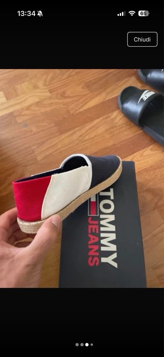 Espadrillas Tommy Hilfiger Blu/Bianco