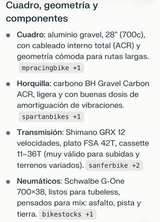 BH iGravelX 2.2 Core (talla M) como nueva + garant