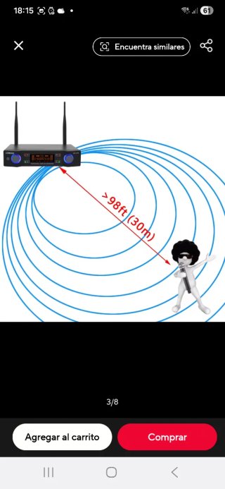 Lomeho LO-U02 Karaoke 2 Micrófonos Inalámbricos UH