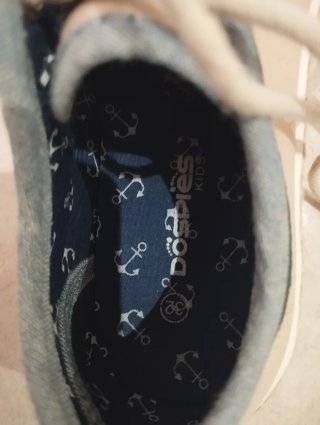 Zapatillas lona esparto niño T.32