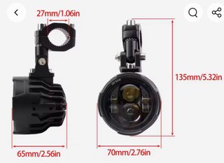 Focos LED Moto 100W + Interruptor