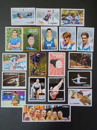 Set 95 Figurine Super Champs Olimpiadi Tokyo 2020