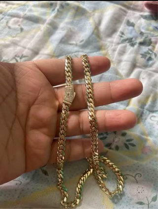 Cadena de oro laminado americano 18k