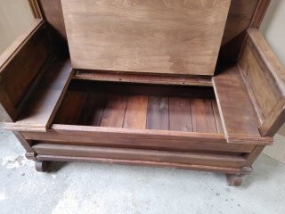 Banco de madera para terraza
