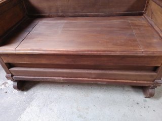 Banco de madera para terraza
