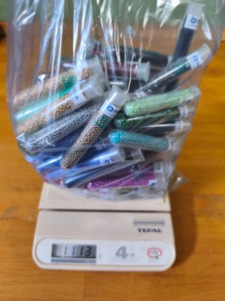 Cuentas Preciosa - Tubos de colores