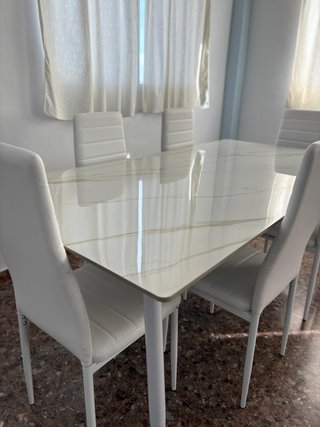 Mesa de comedor con sillas - envio gratis