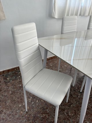 Mesa de comedor con sillas - envio gratis