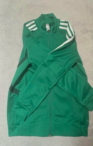 Chaqueta deportiva Adidas verde para niñ@s