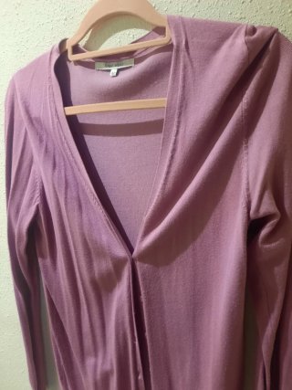 Chaqueta de punto Easy Wear rosa talla XL