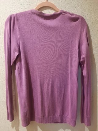Chaqueta de punto Easy Wear rosa talla XL