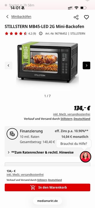 Horno Digital Stillstern MB45-LED 2G – 45L, 2
