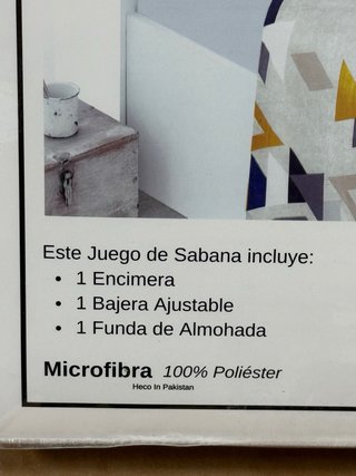 Juego Sábanas Microfibra 3 Piezas