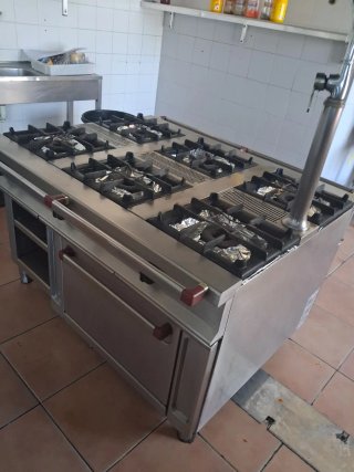 Cocina Industrial  central Acero Inoxidable