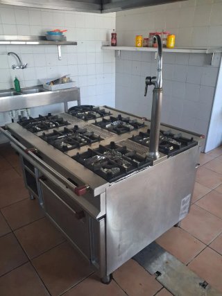 Cocina Industrial  central Acero Inoxidable