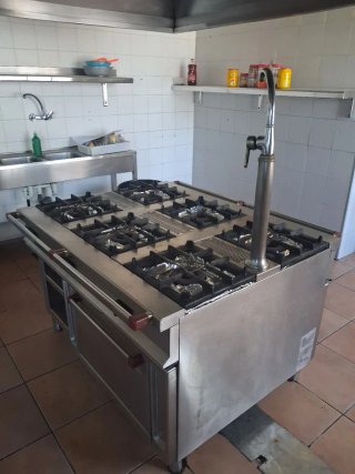Cocina Industrial  central Acero Inoxidable