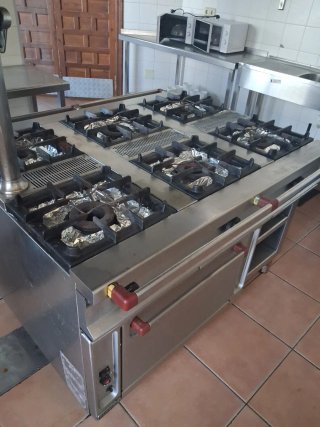 Cocina Industrial  central Acero Inoxidable