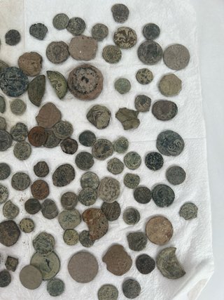 Lote monedas romanas antiguas