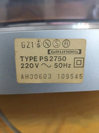 Tocadiscos Grundig PS 2750 Automático