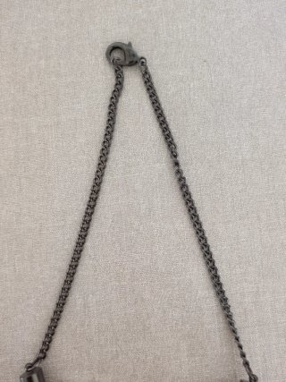 Collar perlas y abalorios