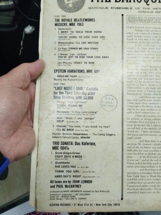 The Baroque Beatles Book Vinilo Vintage