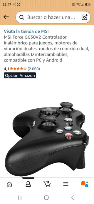 MSI Force GC30 Mando Gaming